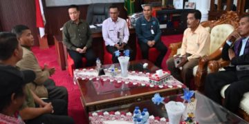 Panitia SRO Sampaikan Rencana Pelantikan dan Pembangunan Sekretariat Kepada Bupati Humbahas