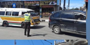 Cegah kemacatan, Polantas Humbahas Intensitkan Keamanan Padat Kenderaan.