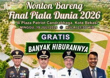Nobar Final PD 2026 Panggung Kompak Pemkot Bekasi, Kodim 0507 dan KADIN, Menang Kalah, Persahabatan Tetap Juara