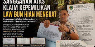 58 Tahun Kuasai Fisik Lahan, Keluarga Ameng Pertanyakan Munculnya Surat Peralihan Hak Tahun 2010