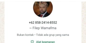 Nama dan Foto Dicatut, Dr. Filep Wamafma : Jangan Direspon, Itu Penipuan