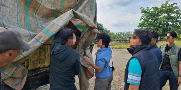 Tim Gabungan TNi AL Gagalkan Penyelundupan Bijih Timah dan Balik Timah Senilai Miliaran Rupiah fi Belitung