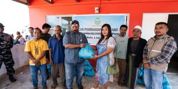 Program Tanjung Sauh Peduli Terus Berjalan, PT Batamraya Sukses Perkasa Kembali Gelar Pembagian Sembako untuk Warga Relokasi Pulau Ngenang