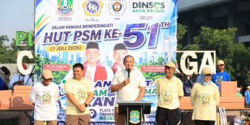 Wali Kota Bekasi Apresiasi HUT ke-51 PSM Kota Bekasi, Ajak Lansia Tetap Sehat dan Produktif