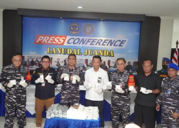 WUJUD SINERGITAS, TNI AL GAGALKAN UPAYA PENYELUNDUPAN BARANG TERLARANG DI BANDARA JUANDA