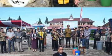 Wujudkan Pelayanan Kesehatan Modren Bupati Humbahas Dr. Oloan P Nababan Letakkan Batu Pertama Pembangunan Groundbreking Laboratorium RSUD  Doloksanggul.