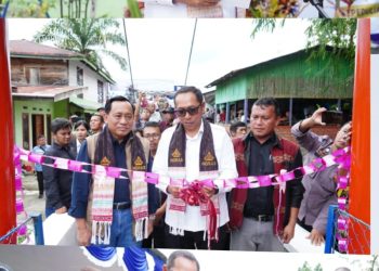 Bupati Taput Apresiasi Pembangunan Jembatan Asa SCTV di Parbaju Toruan, Pemkab Siap Kawal Perawatan