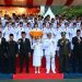 Pimpinan dan Anggota DPRD Batam Hadiri Upacara Penurunan Bendera HUT ke-81 RI, Wakil Ketua I Dewan Apresiasi Semangat Peserta