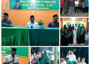 Ketua DPC PKB Batam Hendrik sekaligus anggota DPRD dari fraksi PKB Kota Batam Gelar Reses, Warga Patam Indah Sampaikan Berbagai Usulan Pembangunan