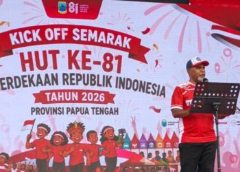 Warga Papua Tengah Diajak Kibarkan Bendera Merah Putih