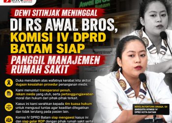 Dewi Sitinjak Wafat, Novelin Fortuna Sinaga Desak Transparansi RS Awal Bros dan Siap Gelar RDP