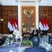 Presiden Prabowo Subianto Terima Wakil Menteri Perang AS di Istana