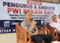 Kapolres Metro Bekasi Kota Kombes Pol. Kholis Silaturahmi dengan PWI Bekasi Raya