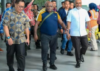 Menteri HAM RI Hadiri 81 Tahun Indonesia Merdeka di Papua Tengah