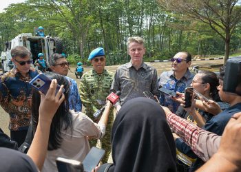 Pusat Misi Pemeliharaan Perdamaian Indonesia Dikunjungi MIKTA
