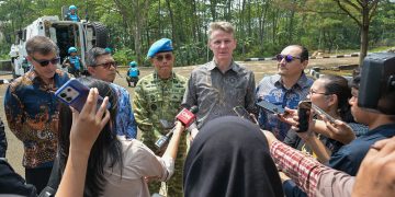 Pusat Misi Pemeliharaan Perdamaian Indonesia Dikunjungi MIKTA