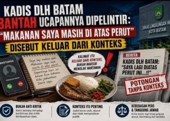 Bukan Menolak Wartawan! Kadis DLH Batam Jelaskan Makna Sesungguhnya “Makanan saja masih di Atas Perut”