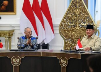 Bahas Lingkungan hingga Kolaborasi Keilmuan, Prabowo dan Ramos Bertemu di Istana Merdeka