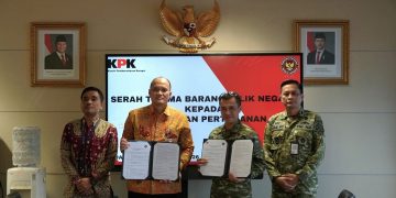 KPK Serahkan Aset Rampasan Senilai Rp24,3 Miliar ke Kemhan
