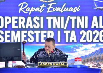 Asops Kasal Pimpin Evaluasi Operasi TNI AL, Perkuat Kesiapsiagaan dan Efektivitas Pelaksanaan Tugas