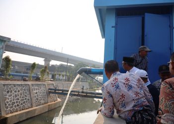Turap Bumi Bekasi Baru Selesai Dibangun, Kurangi Dampak Banjir Rawalumbu