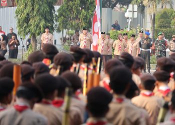Ratusan Anggota Pramuka Bekasi Bermalam di Kantor Pemkot, Sambut Hari Pramuka ke-65
