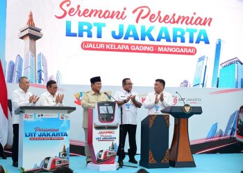 Prabowo Resmikan LRT Kelapa Gading-Manggarai, Perkuat Integrasi Transportasi Publik Jakarta