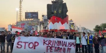 DPC GMNI Bengkulu Gelar Aksi di Simpang Lima, Desak Reforma Agraria Sejati