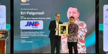 Eri Palgunadi Raih Penghargaan Best Chief Marketing Officer (CMO) Award 2026