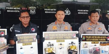 Polres Metro Bekasi Kota Amankan 74 Tersangka & 2.273,23 G NARKOTIKA senilai Rp. 4,09 M dalam Ops Nila Jaya 2026