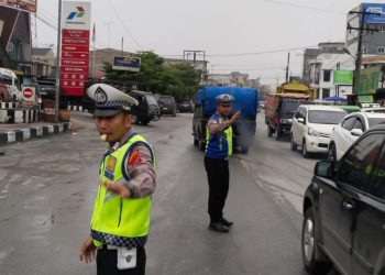 Strong Point Pagi, Upaya Polres Humbahas Wujudkan Lalu Lintas Aman dan Lancar