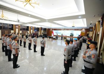Kapolri Pimpin Upacara Serah Terima Jabatan Kapolda Sulut hingga Papua Barat Daya