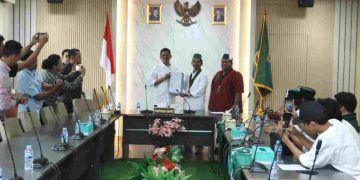 Terima Aksi Damai HMI, Ketua DPRD Batam Dukung Aspirasi Penanganan Karhutla