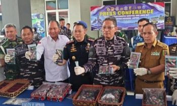 TNI AL Gagalkan Penyelundupan Cartridge Vape isi Kokain, Nilainya Rp 34 Miliar