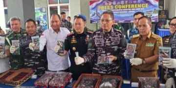 TNI AL Gagalkan Penyelundupan Cartridge Vape isi Kokain, Nilainya Rp 34 Miliar