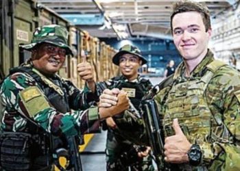 Perkuat Pertahanan, TNI dan ADF Latihan Gabungan di Banyuwangi
