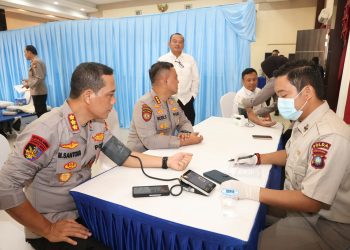 Polda Kepri Gelar Donor Darah Peringati Hari Jadi Humas Polri Ke-75