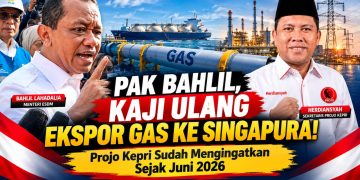 Pak Bahlil, Listrik Batam–Bintan Padam, Ekspor Gas ke Singapura Harus Dikaji Ulang : Projo Kepri Sudah Mengingatkan Sejak Juni