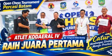 Letkol Irwan Manalu Buktikan Ketangguhan, Raih Juara Pertama di Tengah Persaingan Pecatur Kepri