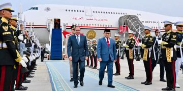 Presiden Mesir Abdel Fattah al-Sisi Tiba di Jakarta Akan Bertemu Prabowo Bahas Kerja Sama Strategis