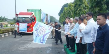 Zulhas Lepas Ekspor Perdana 40 Ton Terasi UMKM Asahan ke Thailand