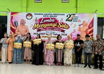 Perayaan HUT DWP ke-27, Lomba Menyanyi Solo Antar Dinas/Instansi Kota Bekasi Berlangsung Semarak