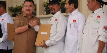 Perkuat Deteksi Dini dan Jaga Stabilitas Wilayah, Wawali Harris Bobihoe Kukuhkan Pengurus FKDM